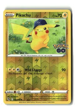 Pokemon GO #028/078 Pikachu (28) Reverse Holo - Image 1