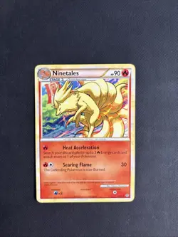 Pokemon TCG Ninetales HGSS Unleashed 20/95 Regular Rare Non Holo - LP - Image 1