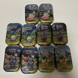 NEW Pokemon Ascended Heroes Tins set of 10 Complete Box Pokemon WHOLE BOX - Image 2