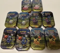 NEW Pokemon Ascended Heroes Tins set of 10 Complete Box Pokemon WHOLE BOX - Image 4