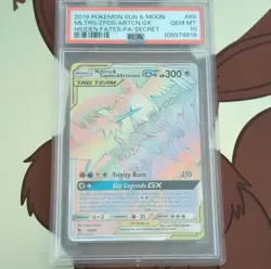 Pokemon Moltres & Zapdos & Articuno GX Hidden Fates Secret Rare TAG TEAM PSA 10 - Image 1