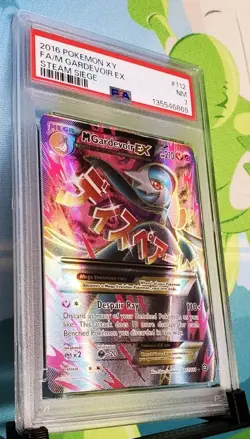 PSA NM 7 M Gardevoir EX Pokemon 112/114 2016 XY-Steam Siege - Image 1