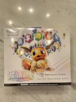 Pokemon Prismatic Evolutions Pokemon Center ETB Sealed w/Acrylic Case - Image 3