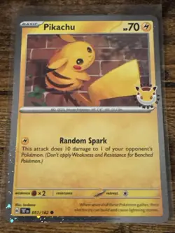 Pikachu Pokemon Day 2026 051/162 - 30th Anniversary Promo - Pokemon TCG - Image 1