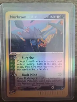 Murkrow [Reverse Holo] #47 Pokemon Sandstorm - Image 3