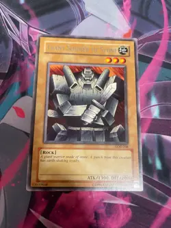 YUGIOH - GIANT SOLDIER OF STONE - RARE - LOB - UNLIMITED - NM - Image 1