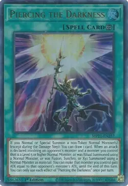 x3 Piercing the Darkness - MP21-EN257 - Ultra Rare - 1st Edition Yu-Gi-Oh! M/NM - Image 1