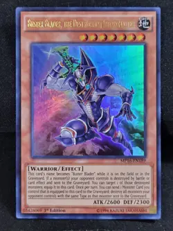 YuGiOh 1st Buster Blader, The Destruction Swordmaster MP16-EN189 & RP02-EN13 LP - Image 3