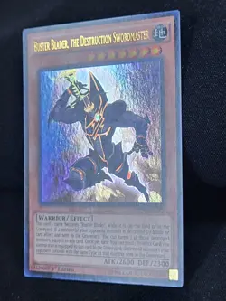 YuGiOh 1st Buster Blader, The Destruction Swordmaster MP16-EN189 & RP02-EN13 LP - Image 5