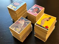 (~650) 1957-1960 Topps baseball cards vintage lot, ~EX, *SEWALL* - Image 2