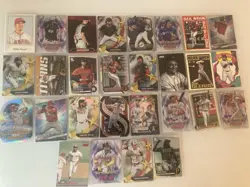 (Lot Of 100) MLB Baseball Insert & Parallel Cards - Vets, Rookies, HOFs - Image 3