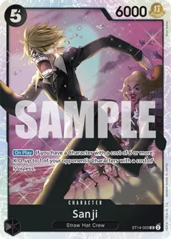 One Piece Card Game - Sanji - Starter Deck 14: 3D2Y (ST-14) - Image 1