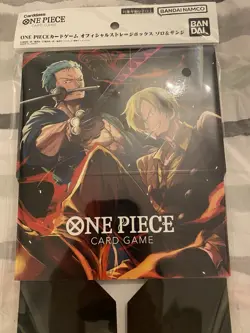 One Piece Card Game Zoro And Sanji Deck Storage Box (Brand New) - Image 2