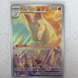 Rapidash 189/182 - Destined Rivals - Illustration RARE - Pokemon Card - NM/M - Image 1