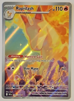 Rapidash 189/182 Illustration Rare Destined Rivals NM Pack Fresh Pokemon TCG - Image 1