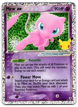 Mew ex 88/92 - Celebrations: Classic Collection Pokemon TCG - NM Card - Image 1