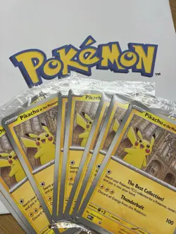 X2 Pokemon TCG Pikachu At The Museum Promo Card New & Sealed - OFFERS WELCOME - Image 1