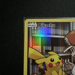 Pokemon Pikachu TCG Cosmic Eclipse Full Art Holo Card 241/236 Secret Rare - Image 2