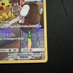 Pokemon Pikachu TCG Cosmic Eclipse Full Art Holo Card 241/236 Secret Rare - Image 4