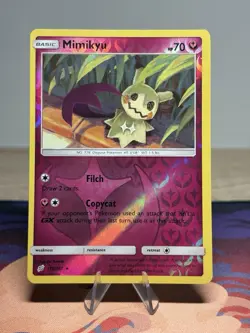 Mimikyu 112/181 SM Team Up Reverse Holo Rare Pokemon Card NM Near Mint - Image 1