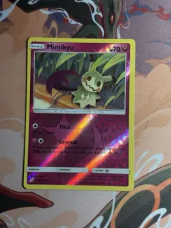 Mimikyu 112/181 SM Team Up Reverse Holo Rare Pokemon Card NM Near Mint - Image 2