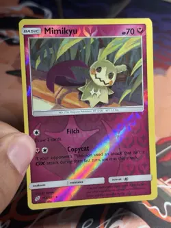 Mimikyu 112/181 SM Team Up Reverse Holo Rare Pokemon Card NM Near Mint - Image 3