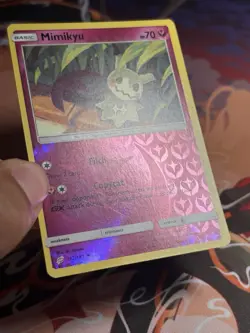 Mimikyu 112/181 SM Team Up Reverse Holo Rare Pokemon Card NM Near Mint - Image 4