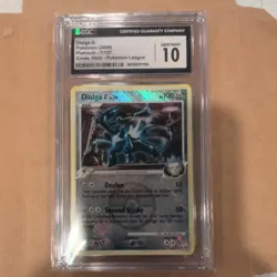 2009 Pokemon Platinum Dialga G 7/127 CGC 10 Mint Card Holo Cross Pokemon League - Image 1