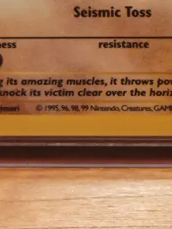 1st Edition Shadowless Machamp Base Set 8/102 Holo Pokemon Card 1999 - Image 3