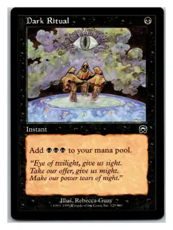 Mercadian Masques #129 Dark Ritual - Image 1