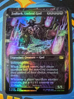 Zodiark, Umbral God R 0336 Borderless Foil | Final Fantasy MTG - Image 1