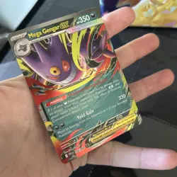 Mega Gengar Ex 056/094 Phantasmal Flames Pokemon Tcg Card. Near Mint Uk Seller - Image 3