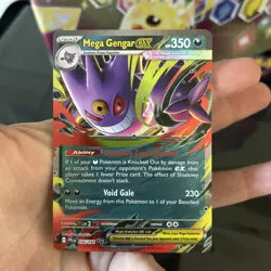 Mega Gengar Ex 056/094 Phantasmal Flames Pokemon Tcg Card. Near Mint Uk Seller - Image 4