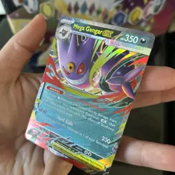 Mega Gengar Ex 056/094 Phantasmal Flames Pokemon Tcg Card. Near Mint Uk Seller - Image 5