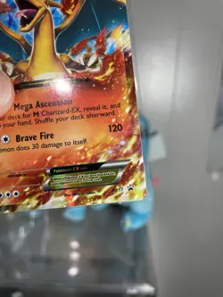 Pokemon TCG: Charizard EX XY17 XY Holo Black Star Promo - LP - Image 5