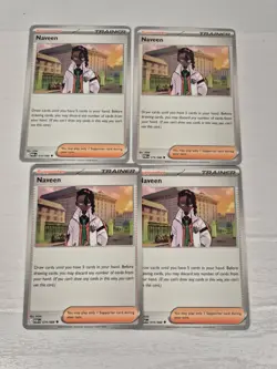 4x Naveen 079/088 x4 - NM Perfect Order Pokemon Playset ME03 Deck Building TCG - Image 1