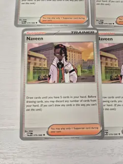 4x Naveen 079/088 x4 - NM Perfect Order Pokemon Playset ME03 Deck Building TCG - Image 2