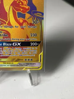 Pokemon TCG Reshiram & Charizard GX SM247 Tag Team Promo Card NM Condition - Image 5