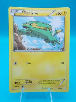 Electrike 11/30 Pokemon XY Trainer Kit: Pikachu Libre & Suicune Lightly Played - Image 1