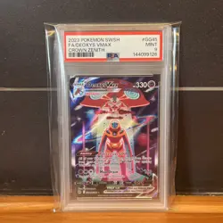 PSA 9 Deoxys VMAX 2023 SWSH Crown Zenith Galarian Gallery GG45/GG90 Pokemon - Image 1