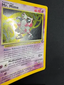 Pokemon Mr. Mime 6/64 Jungle Rara Holo Unlimited Wizards ITA Carte Vintage - Image 5