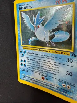 Pokemon Articuno 2/62 Fossil Rara Holo Unlimited Wizards ITA Carte Vintage - Image 5
