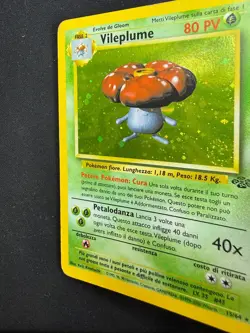 Pokemon Vileplume 15/64 Jungle Rara Holo Swirl Unlimited Wizards ITA Vintage - Image 4