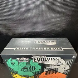 Pokemon Sword & Shield Evolving Skies Elite Trainer Box Leafeon Umbreon 65 Cards - Image 2