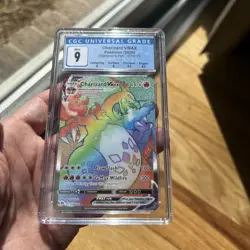 Charizard VMAX Secret Rare Holo 074/073 Champion's Path CGC 9 Pokemon TCG - Image 1