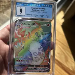 Charizard VMAX Secret Rare Holo 074/073 Champion's Path CGC 9 Pokemon TCG - Image 2