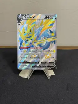 Pokemon TCG - Zacian V (Shiny) SWSH292 Black Star Promo - Sword & Shield - NM - Image 1
