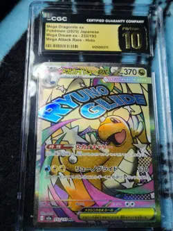 Pokemon Mega Dragonite ex CGC 10 Mega Dream ex 232/193 Japanese 370HP Holo - Image 1