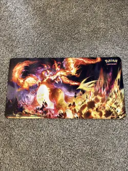 Pokemon TCG Charizard VMAX Playmat Official Pokemon UPC Gigantamax Play Mat - Image 1
