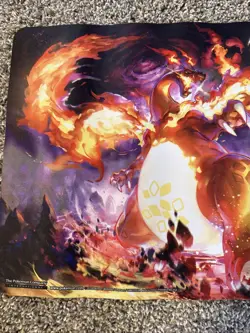 Pokemon TCG Charizard VMAX Playmat Official Pokemon UPC Gigantamax Play Mat - Image 2